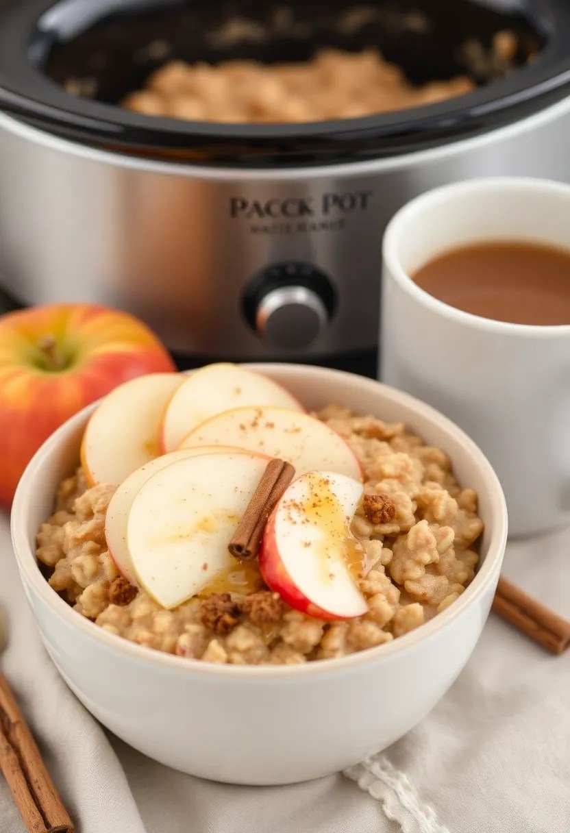10 Low-Calorie Crockpot Recipes That Make Healthy Meal Prep a Breeze! - 10. Apple Cinnamon Oatmeal