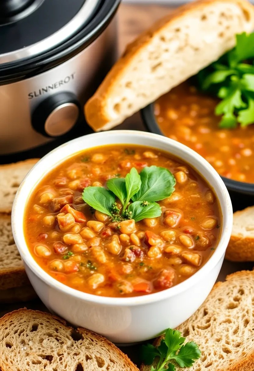 10 Low-Calorie Crockpot Recipes That Make Healthy Meal Prep a Breeze! - 6. Lentil Soup with Spinach