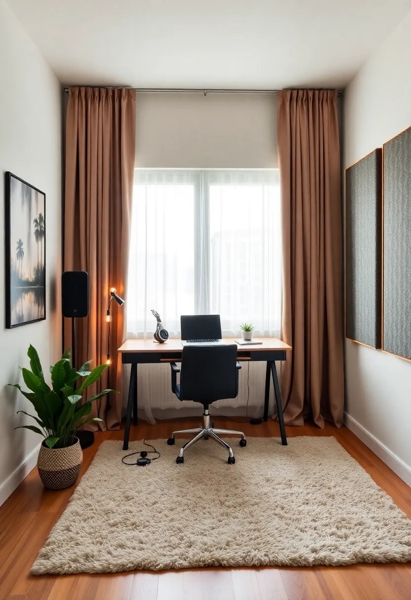 12 Inspiring Home Office Decor Ideas That’ll Skyrocket Your Productivity (#4 Is Pure Genius!) - 11. Create a Sound-friendly Environment