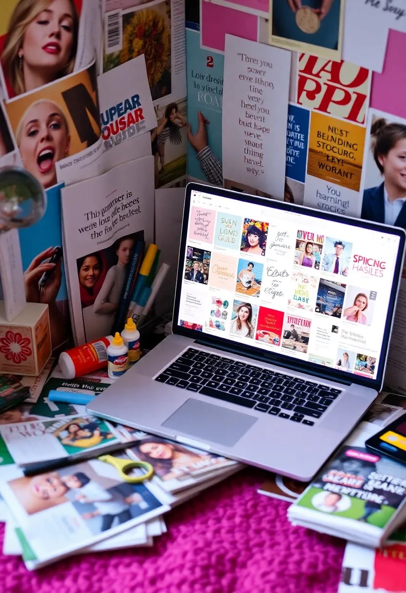 18 Essential Vision Board Tips for Beginners (Unlock Your Potential with #9!) - 3. Gather Inspiration