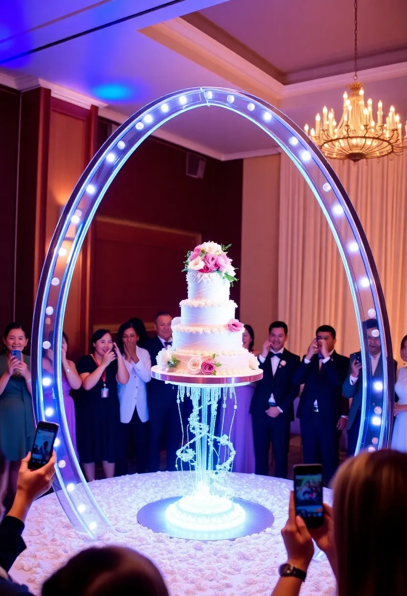 21 Stunning Wedding Ideas That'll Make You Say 'I Do!' (You Won't Believe #10!) - 15. Floating Wedding Cake