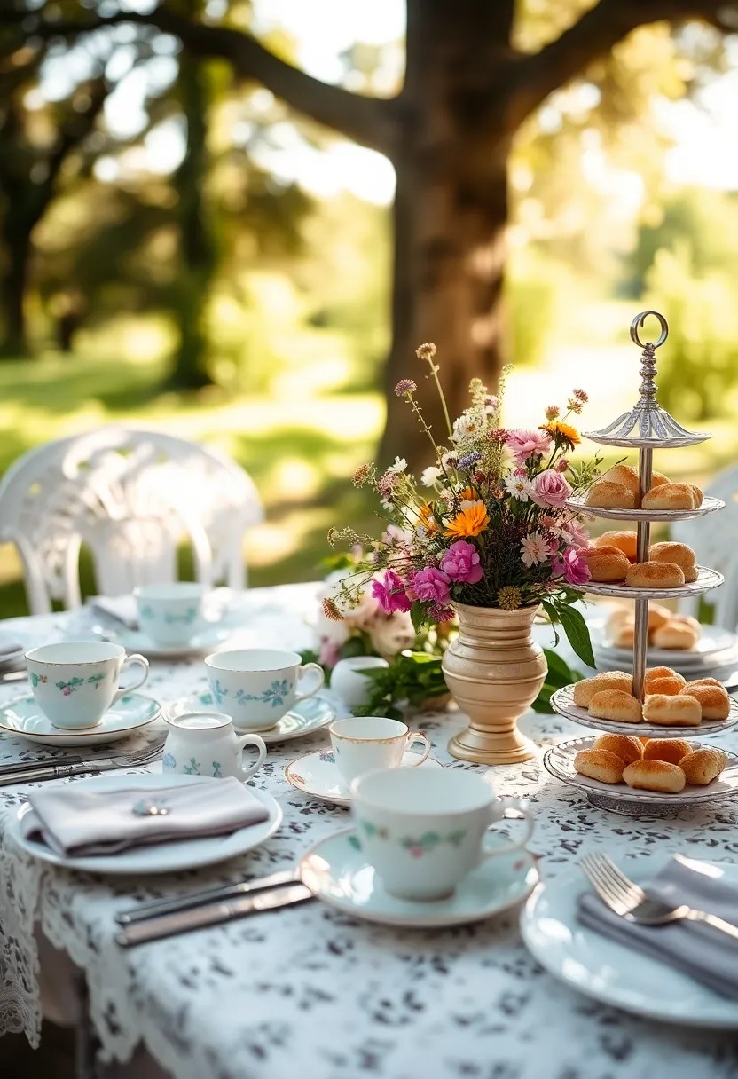21 Stunning Wedding Ideas That'll Make You Say 'I Do!' (You Won't Believe #10!) - 2. Vintage Tea Party